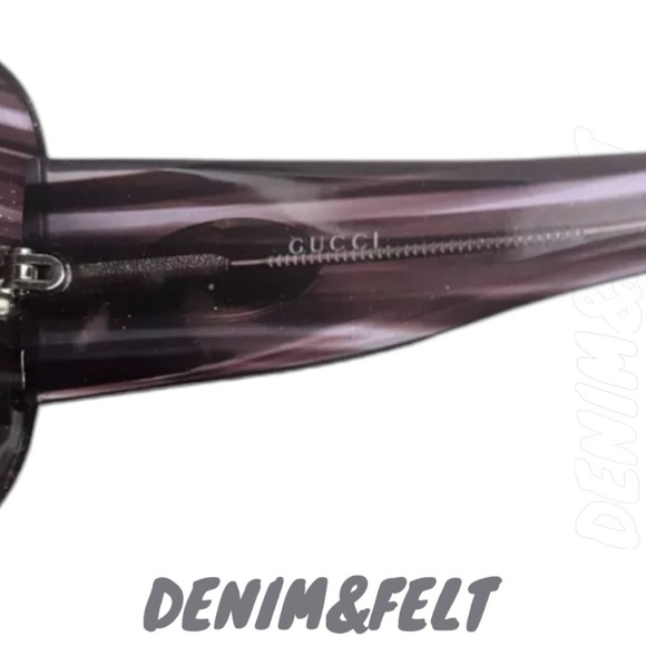 Gucci Women's Vintage Diamante Print Sunglasses 2932/S RDRPB 60MM 125MM 💜🕶️😎 - Picture 11 of 16